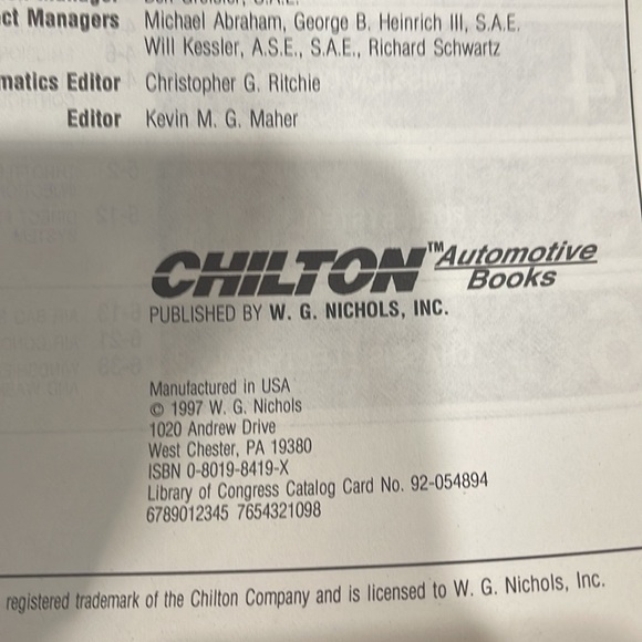 EUC Saturn Chilton’s Repair Manual - Picture 4 of 8
